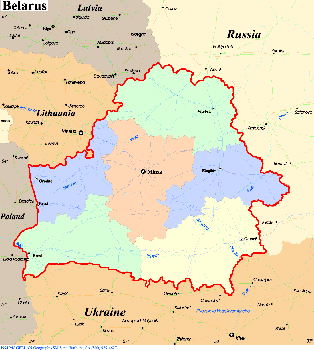 Maps of Belarus Worldometer