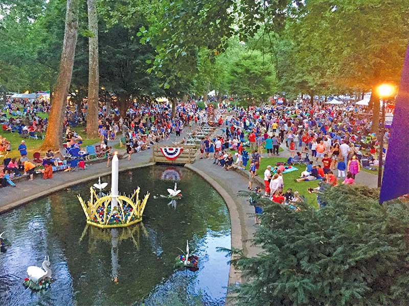 200th Fourth of July Celebration in Lititz Springs Park Where & When