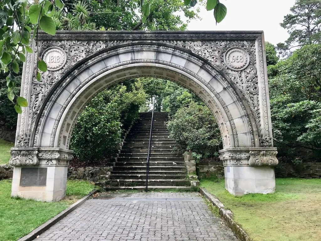 Visiting the Botanical Gardens Hobart Tasmania