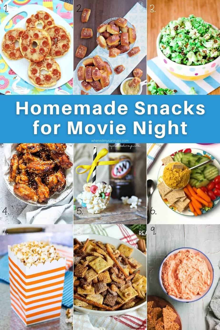 Family Movie Night Movies and Homemade Snacks for Movie Night