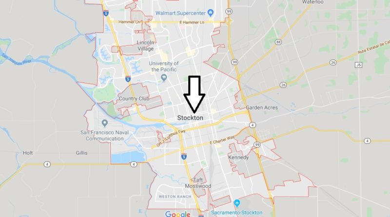 Stockton Map and Map of Stockton, Stockton on Map Where is Map