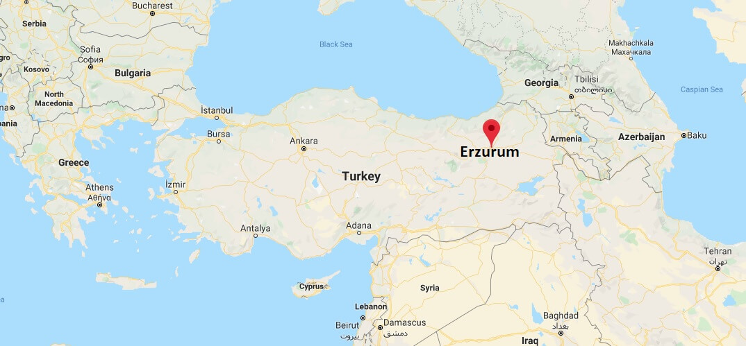 Where is Erzurum Located? What Country is Erzurum in? Erzurum Map