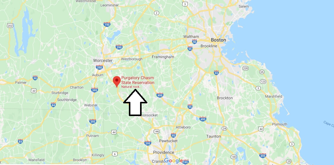 Purgatory Chasm Trail Map Where is Purgatory Chasm State Reservation? How long is Purgatory Chasm