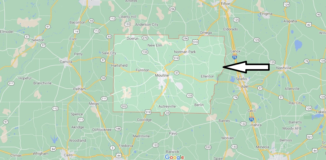 Where is Colquitt County What cities are in Colquitt County