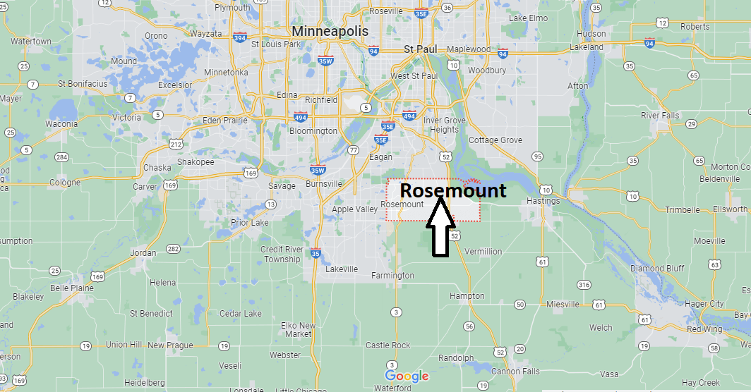 Where is Rosemount Minnesota? Rosemount Map Where is Map