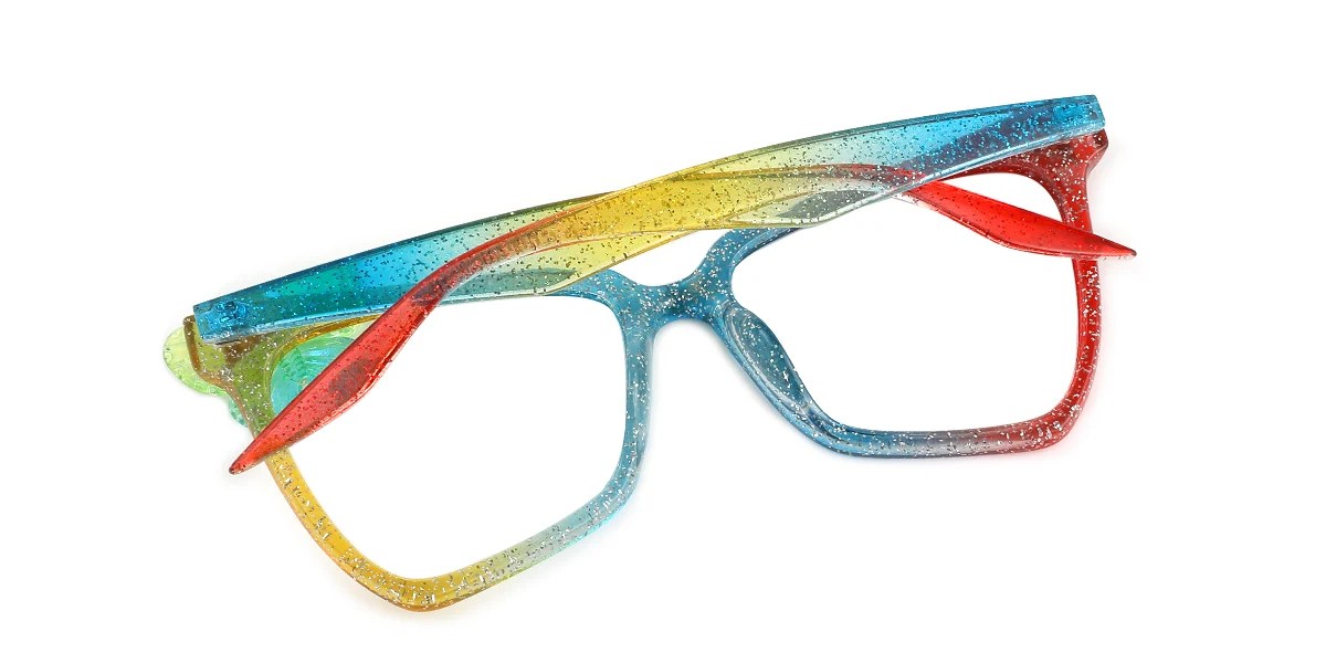 Multicolor Butterfly Unique Custom Engraving Eyeglasses