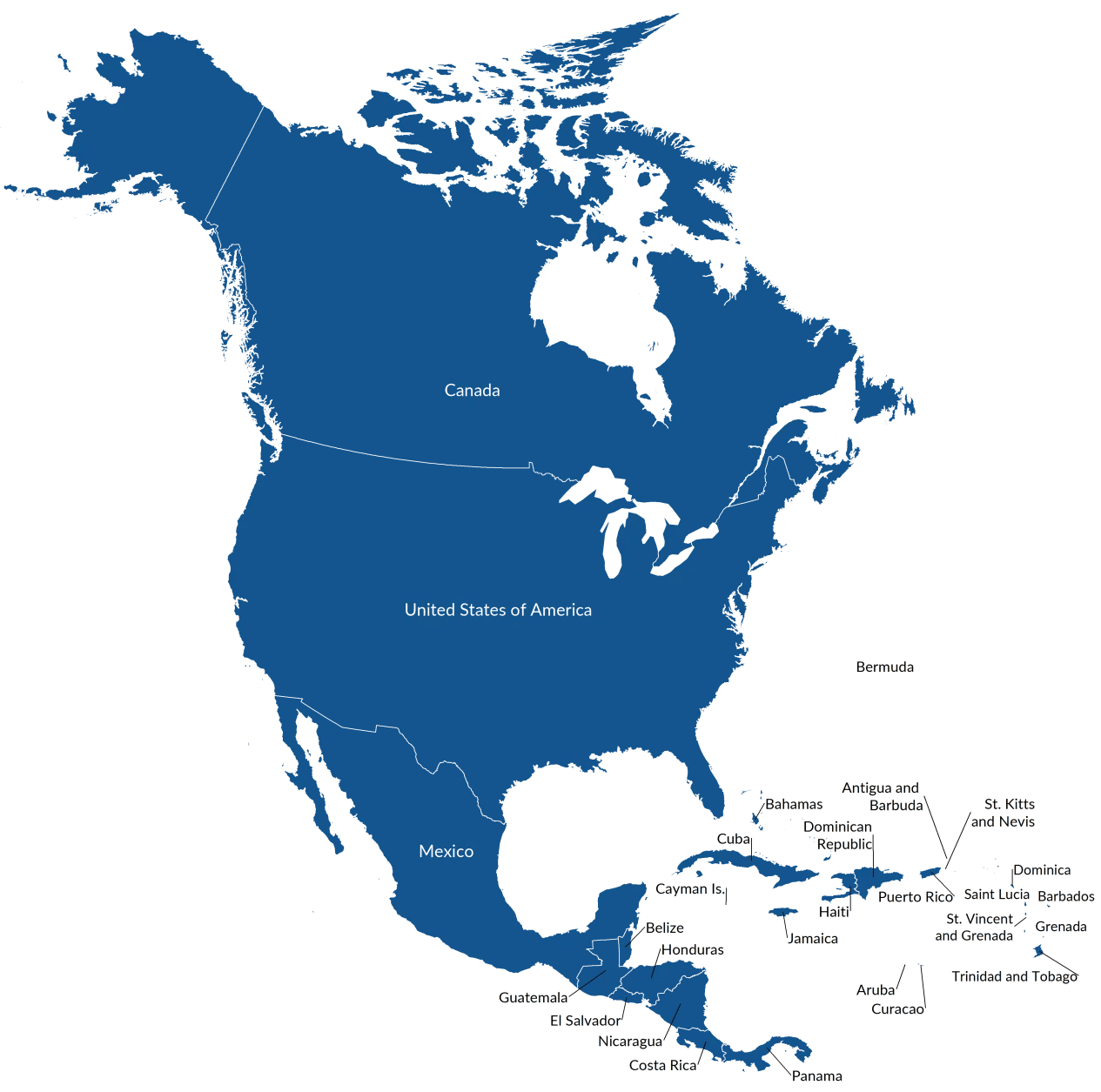 North America Map North America Continent Facts