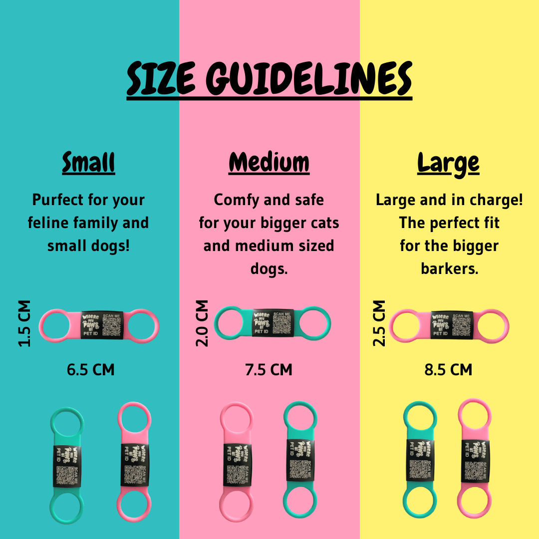 Smart Slip On Tags for Pets Dog Tags Online Where My Paws At
