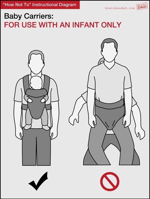 Using baby carriers