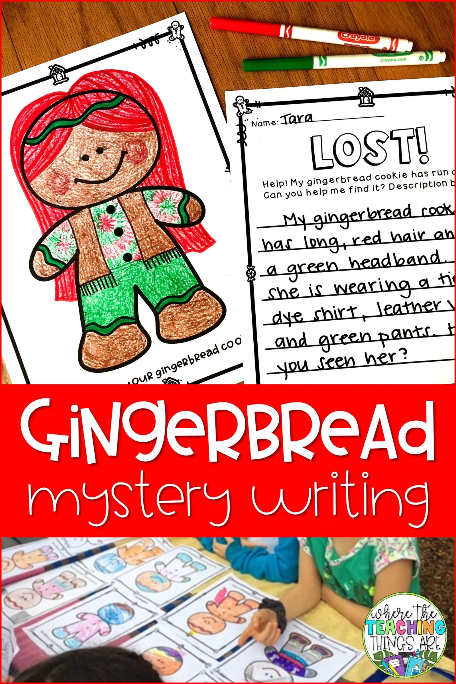 Gingerbread Mystery Writing Where the Teaching Things Are