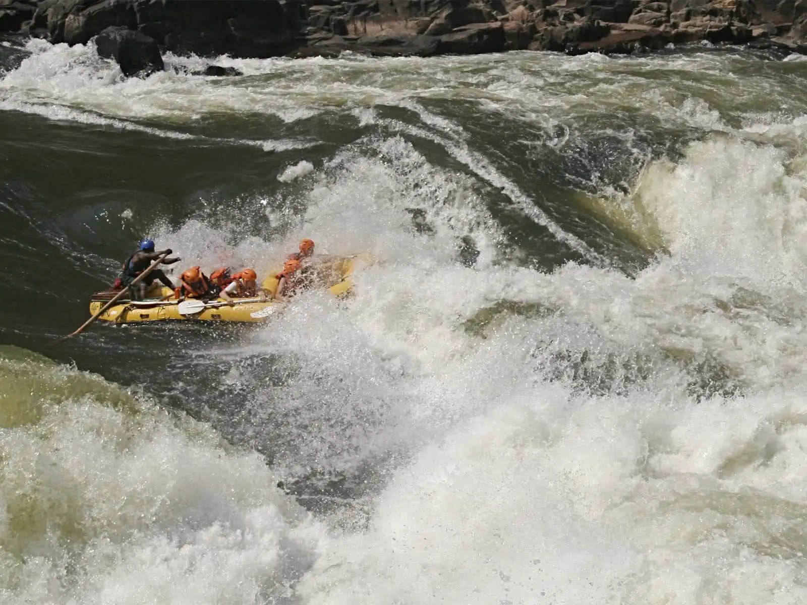 Victoria Falls White Water Rafting Raft The Zambezi River