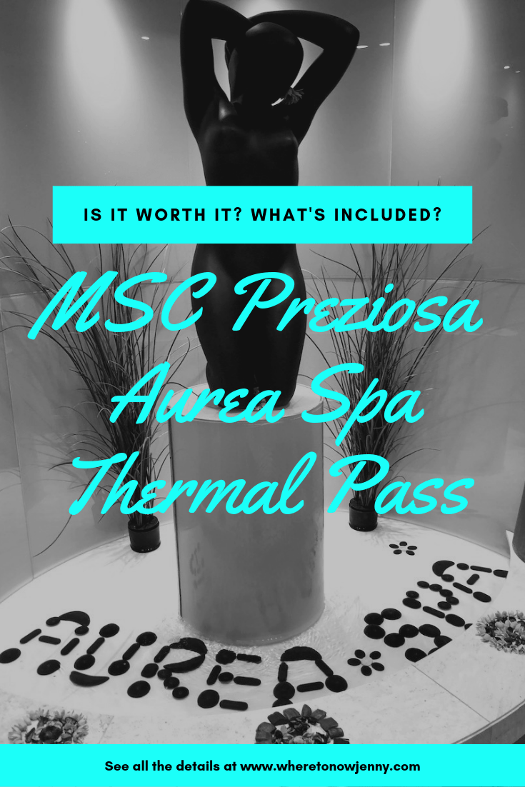 msc preziosa aurea spa thermal pass