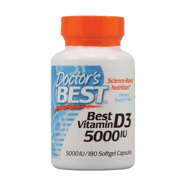 Doctor's Best Vitamin D3 5000 IU 180 Softgels ⋆ Whey.az Интернет