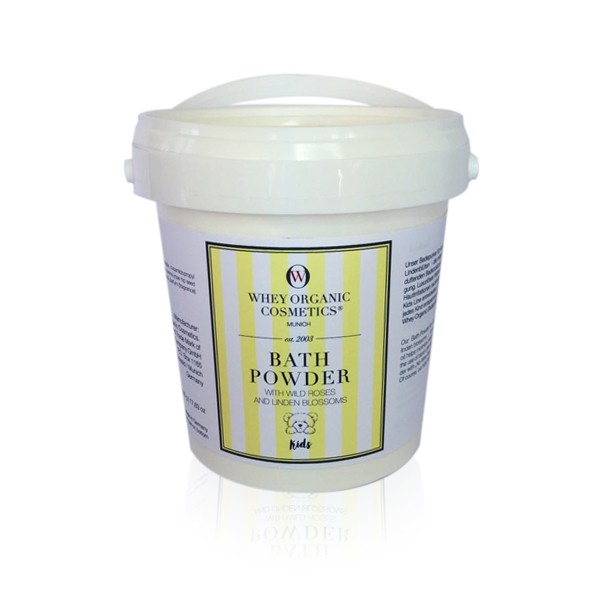 Bath Powder with Wild Roses and Linden Blossoms — WHEY ORGANIC COSMETICS — Best Organic Skin Care