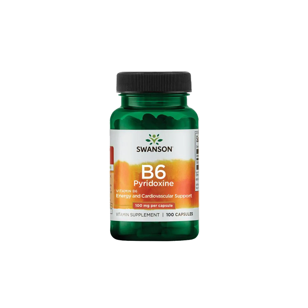 Swanson Vitamin B6 Pyridoxine 100mg WheyPlus