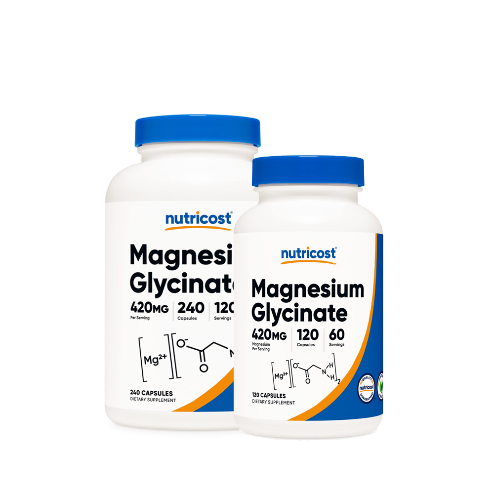 Nutricost Magnesium Glycinate 420mg WheyPlus