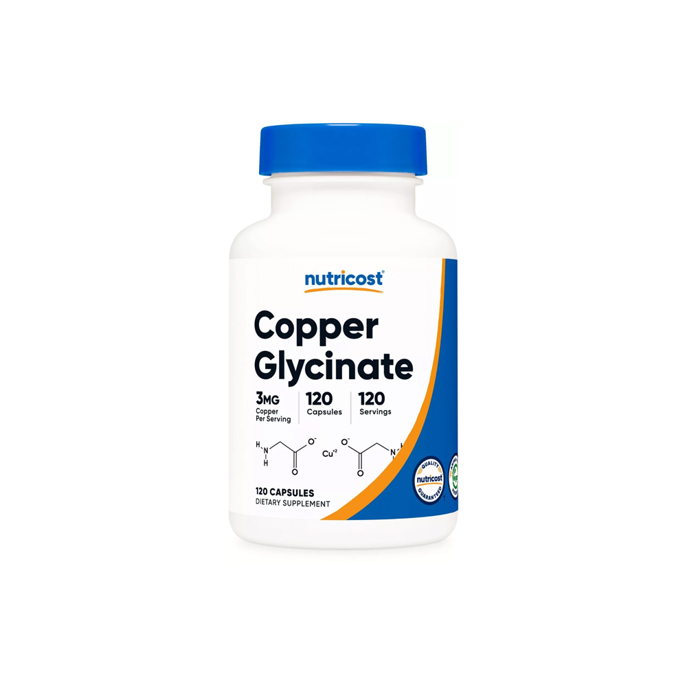 Nutricost Copper Glycinate 120 viên WheyPlus