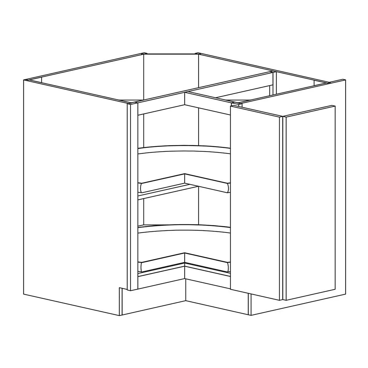 Dakota Standard Lazy Susan WHG