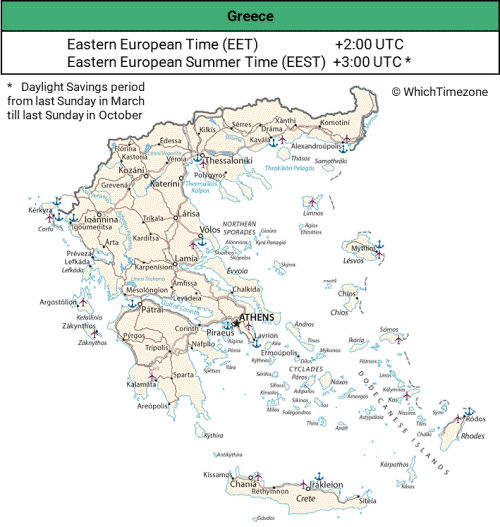 Greece Time Zone WhichTimezone
