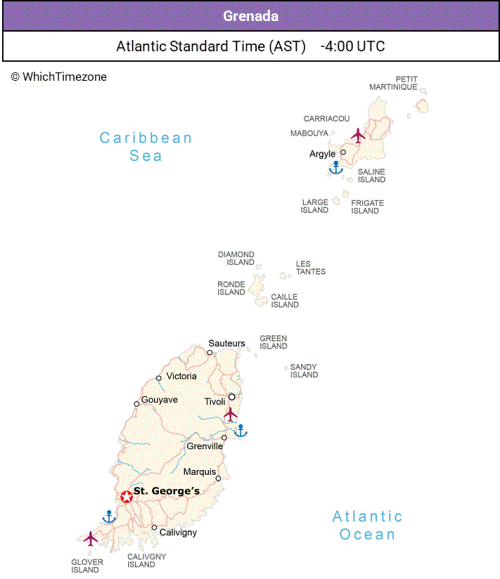 Grenada Time Zone WhichTimezone