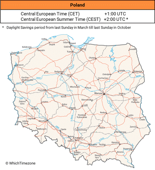 Poland Time Zone WhichTimezone