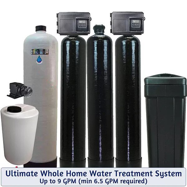 Water Softener System Chlorine System with Water Softener