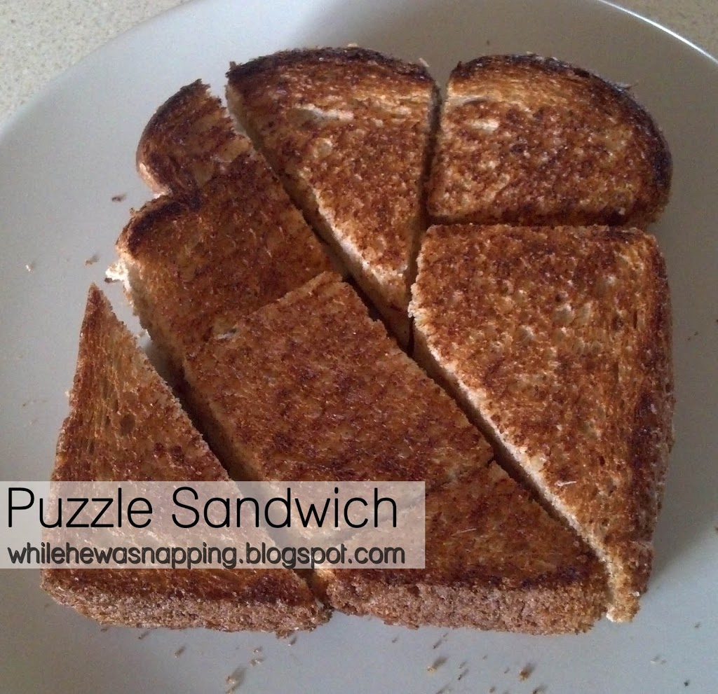 Puzzle Sandwich While He Was Napping