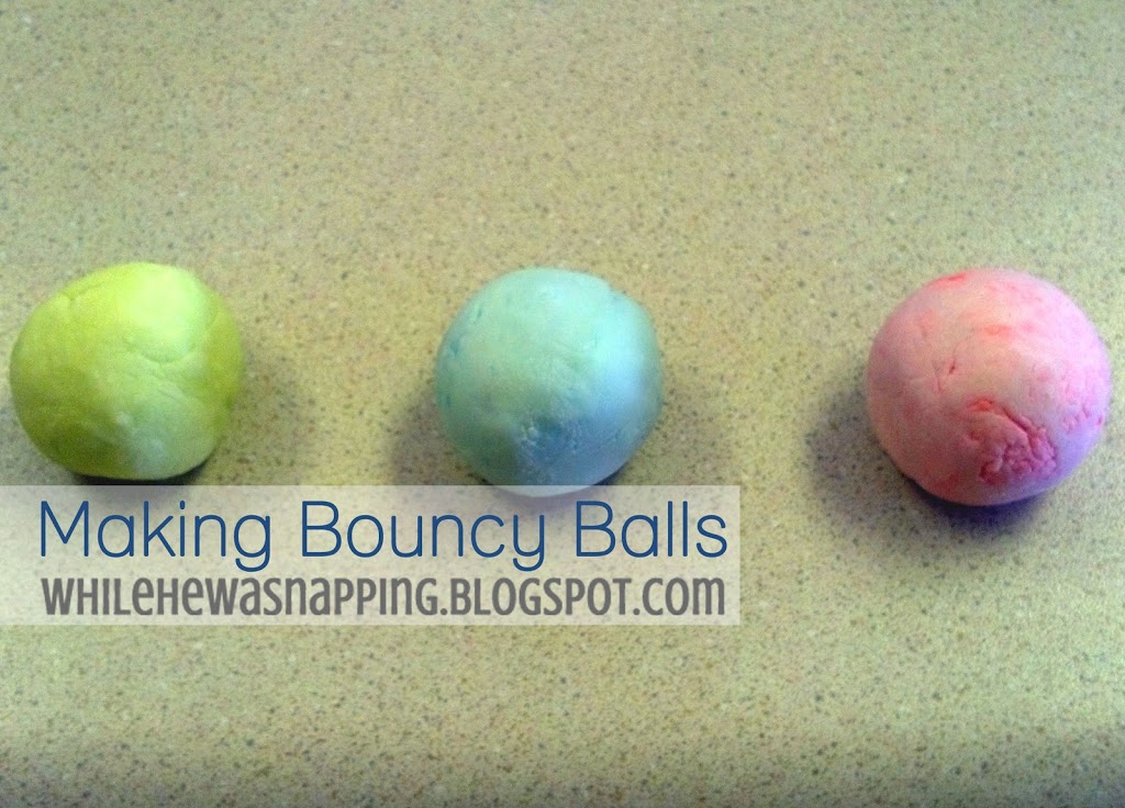 {Pin Testing} Making Bouncy Balls While He Was Napping