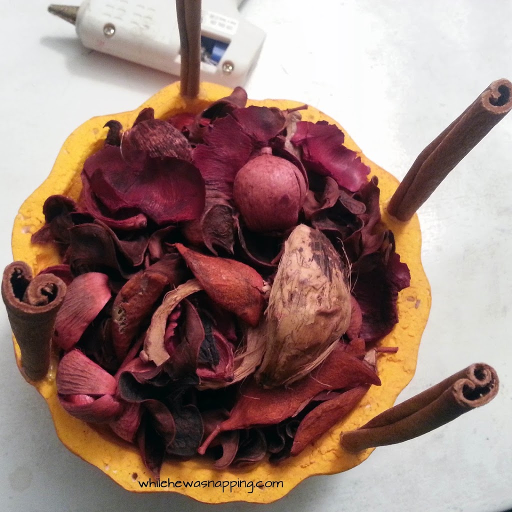 Potpourri Pumpkin Carousel While He Was Napping