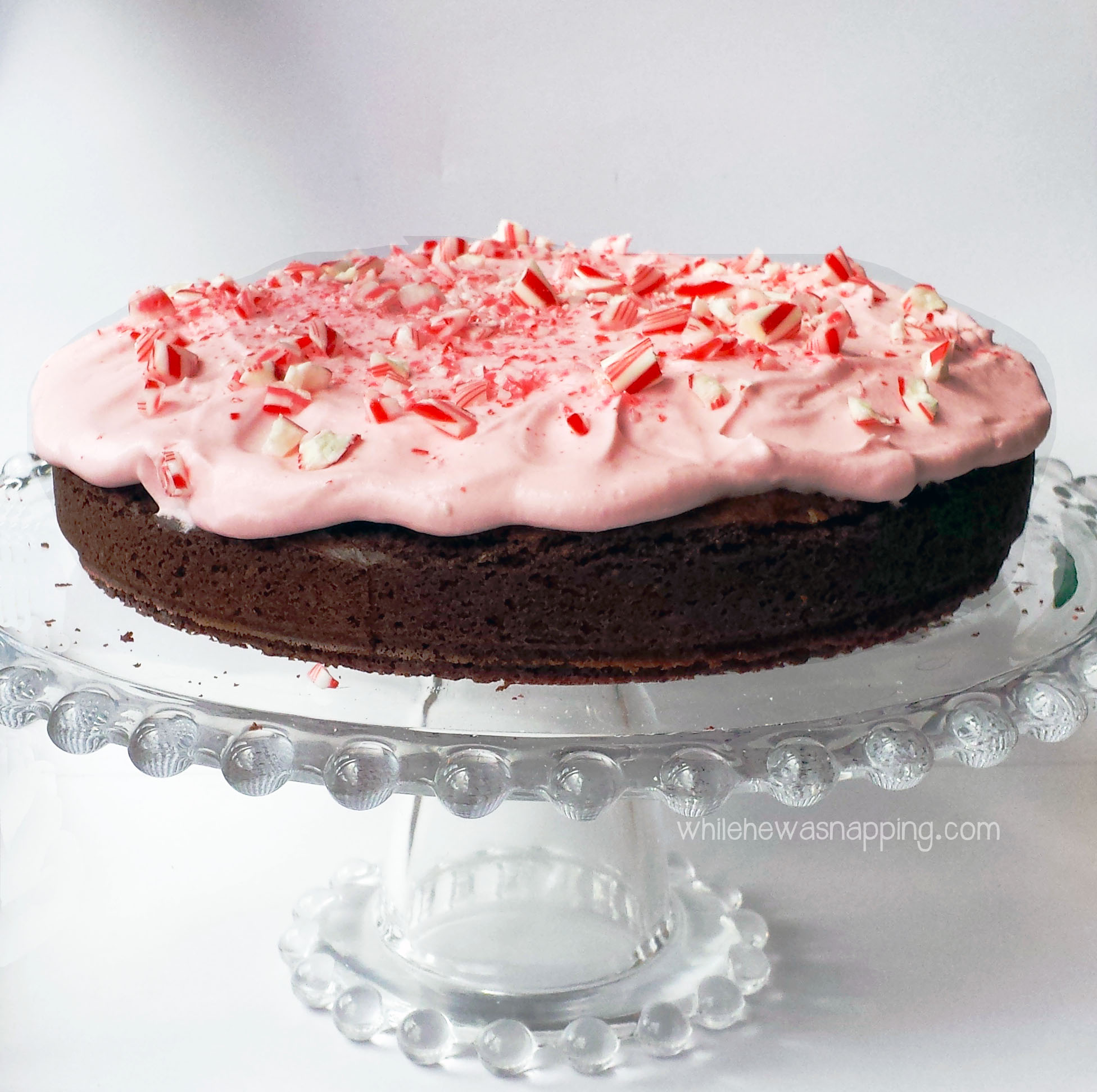 GlutenFree Peppermint Brownie Pie {Krusteaz Blogger BakeOff} and