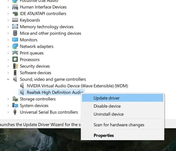 Como consertar o áudio Realtek que não funciona no Windows 11