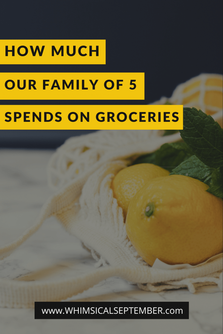 How Much Do You Spend on Groceries and Dining Out? Whimsical September