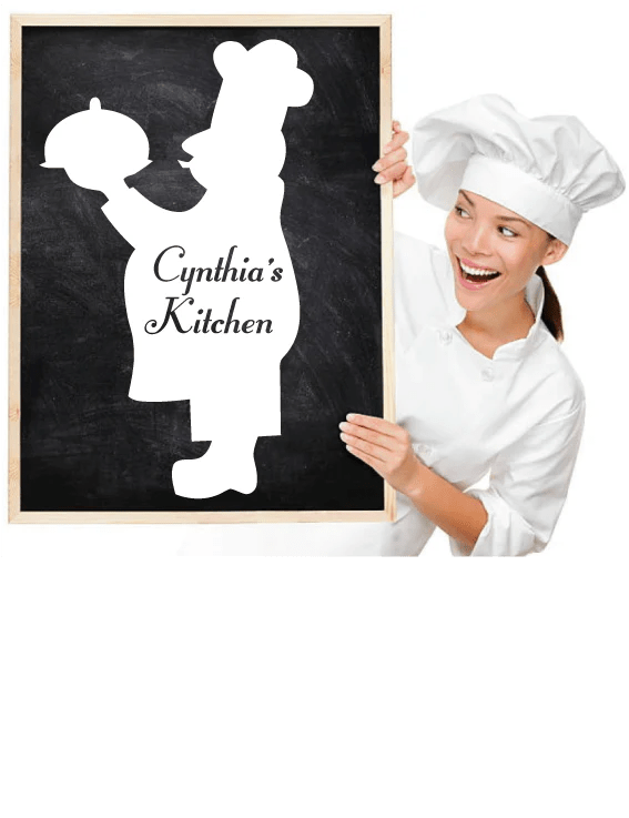 Fat Chef Wall Decal Kitchen Decals & Stickers WhimsiDecals