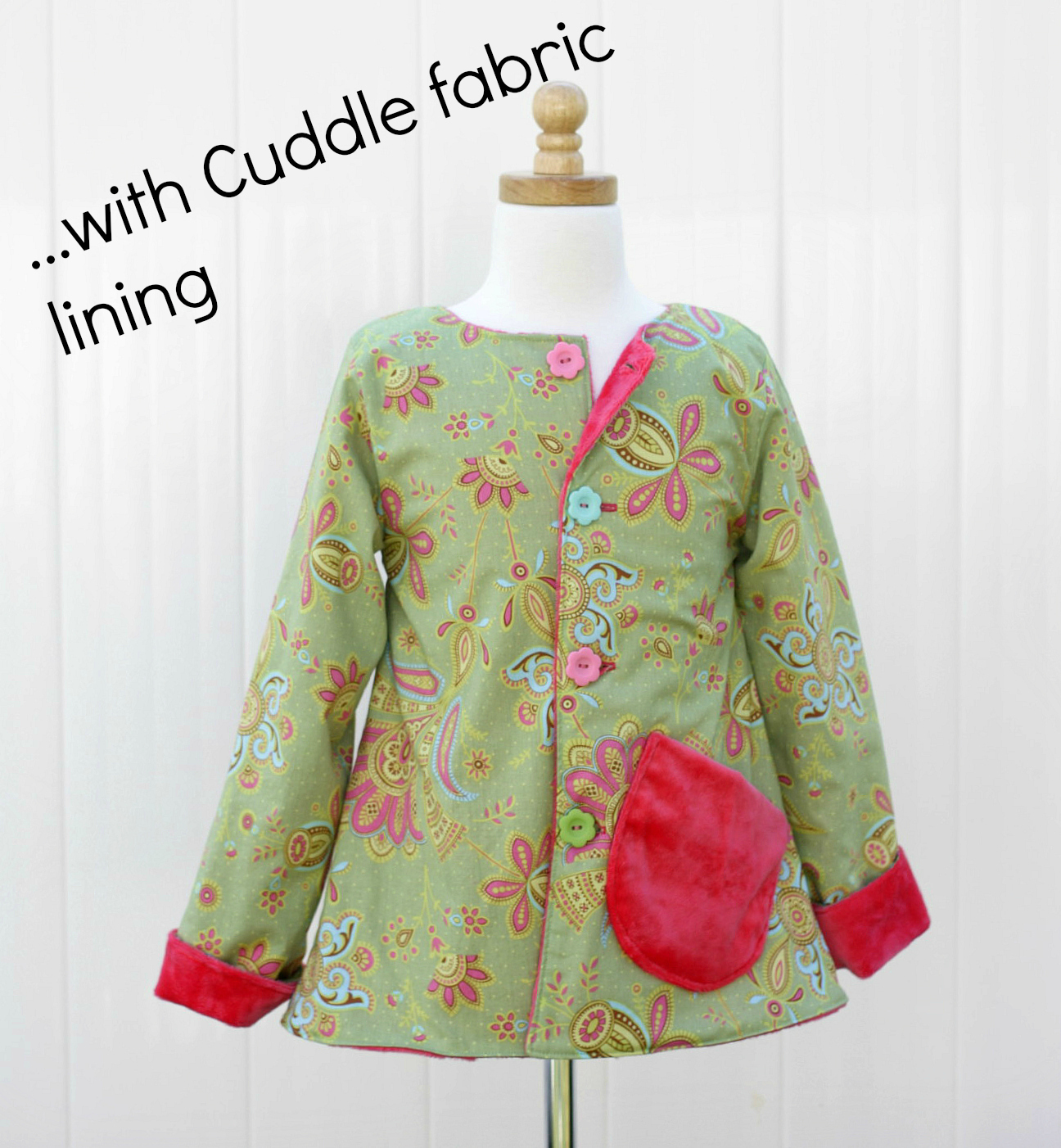 Reversible Jacket Sewing Pattern Whimsy Couture Sewing Patterns Products