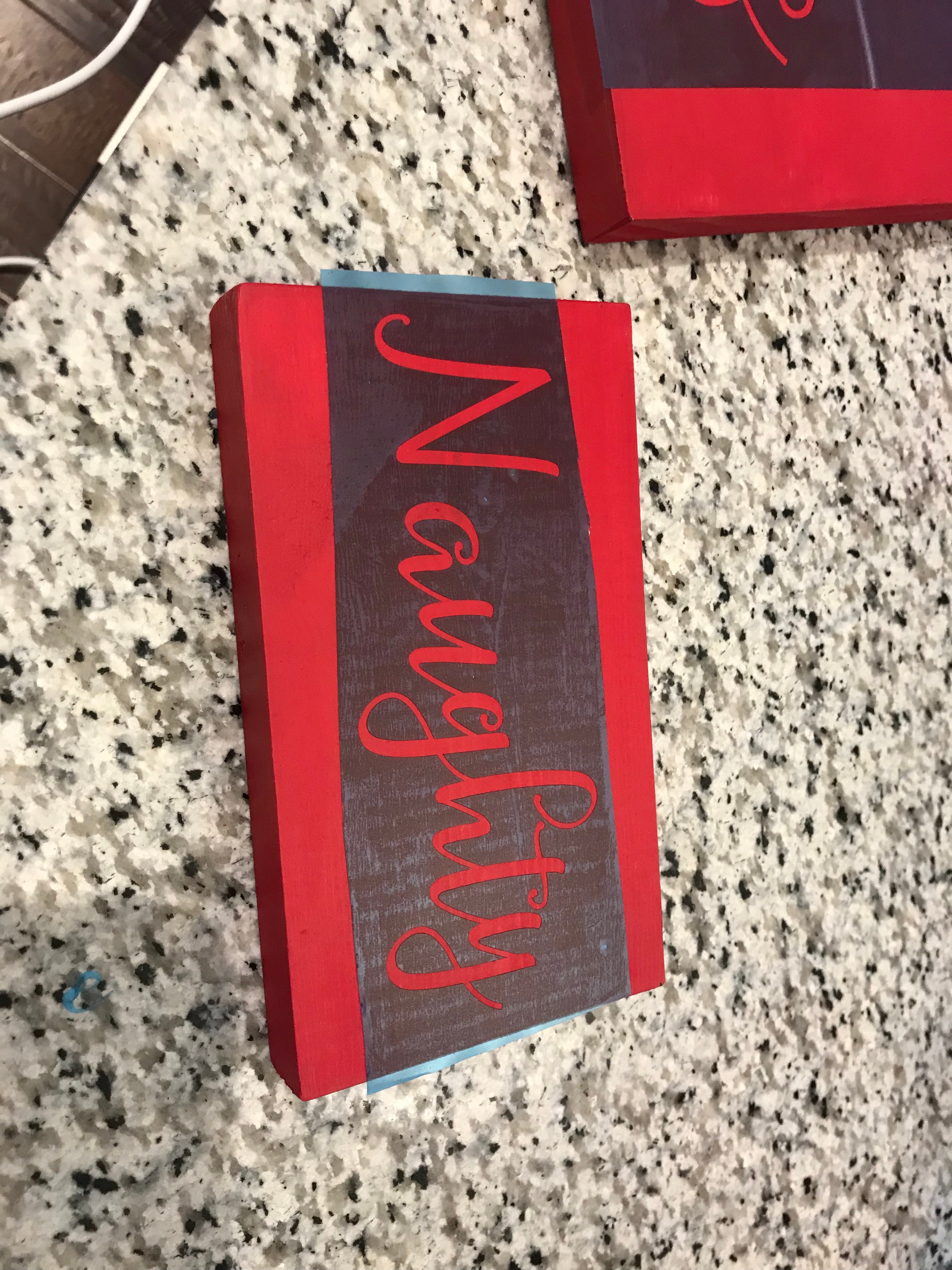 make a wood sign with vinyl small sign Whimsy Willow Creations