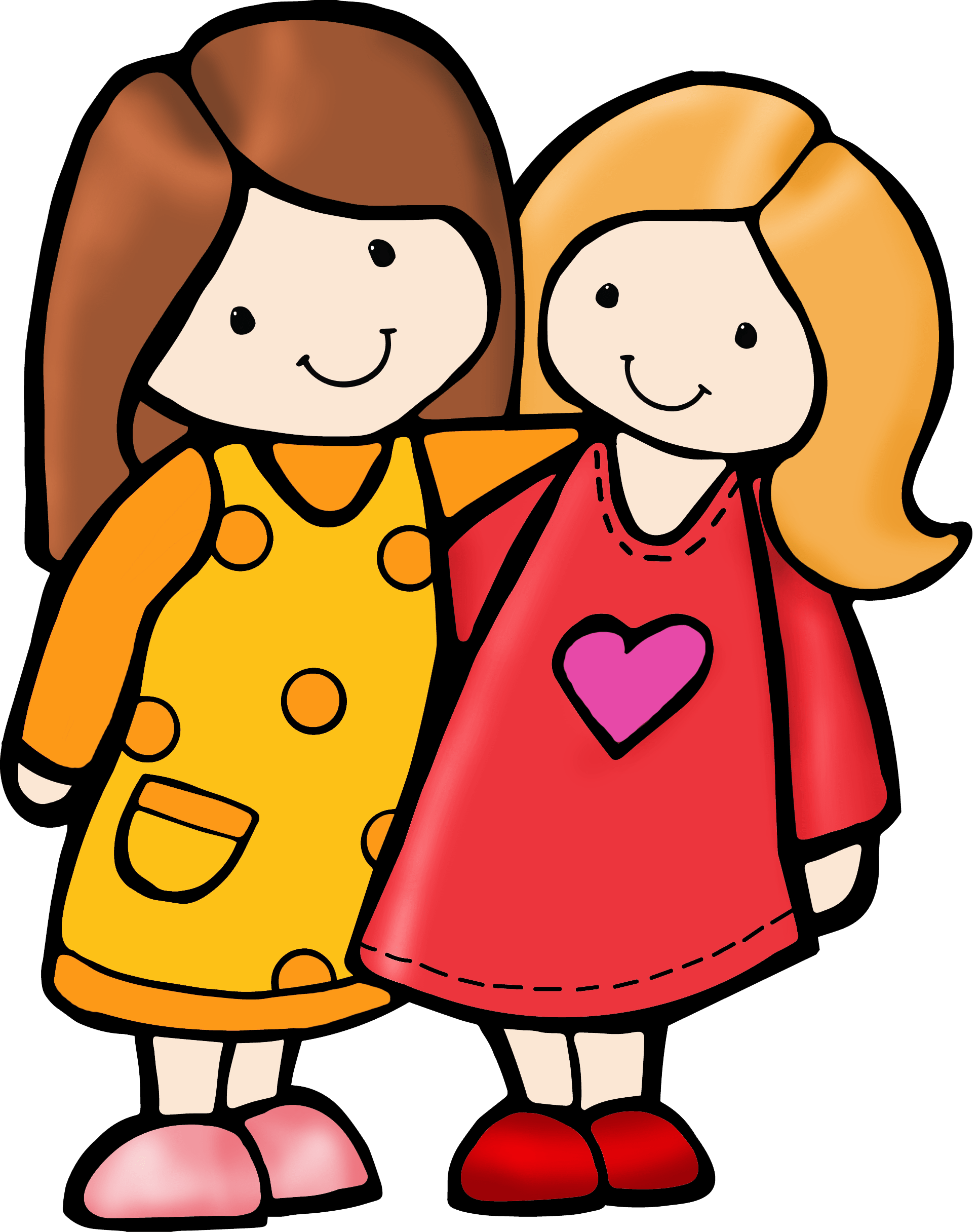 friends 2 color Whimsy Teaching