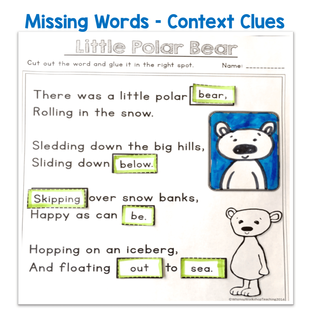 Poetry and close reading are a perfect match to practice rhyming, parts