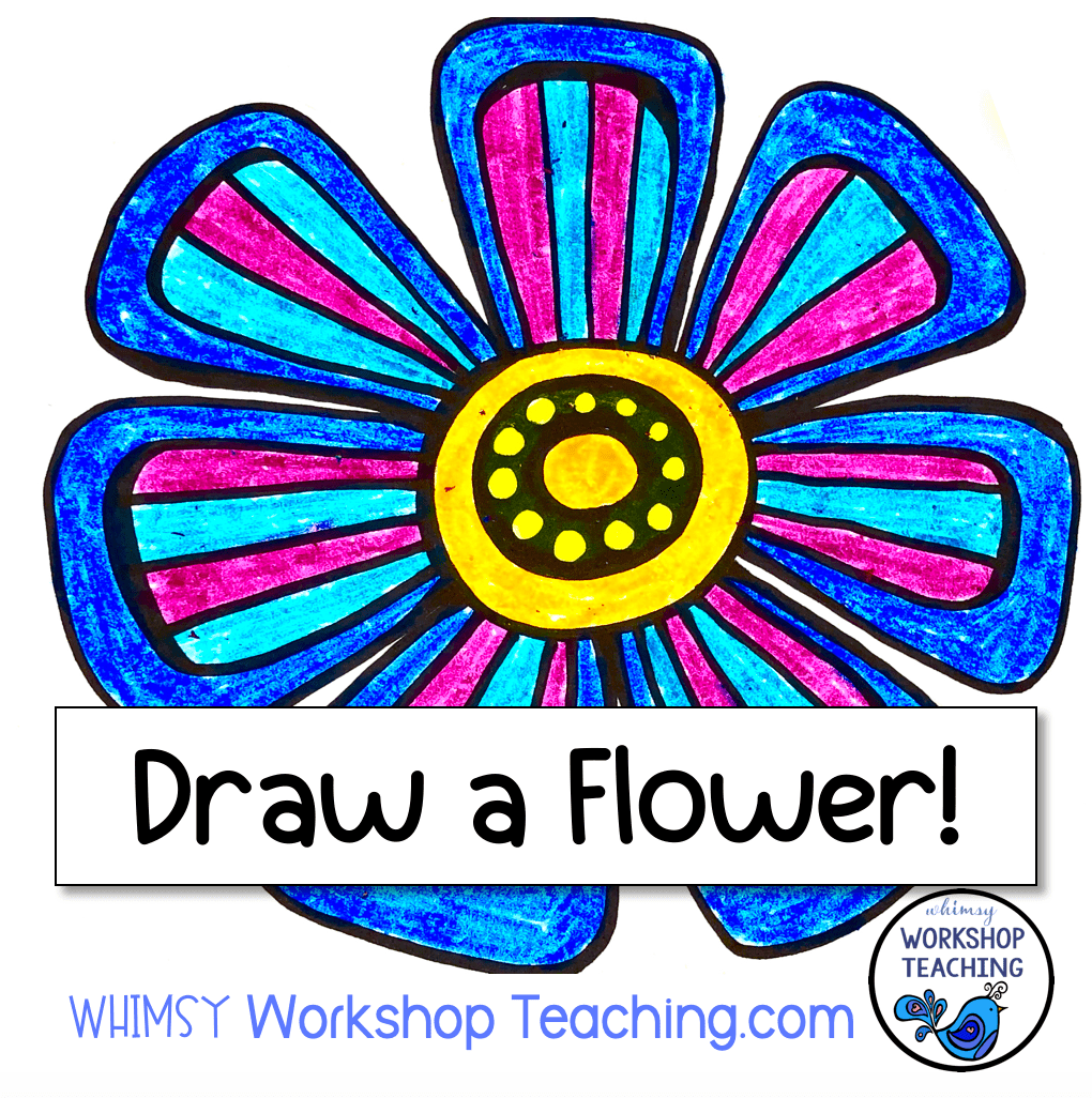 Directed Drawing Videos Flower Whimsy Teaching