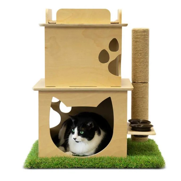 10+ Modern Cat Tree with Feeding Station Options Whiskers Magoo