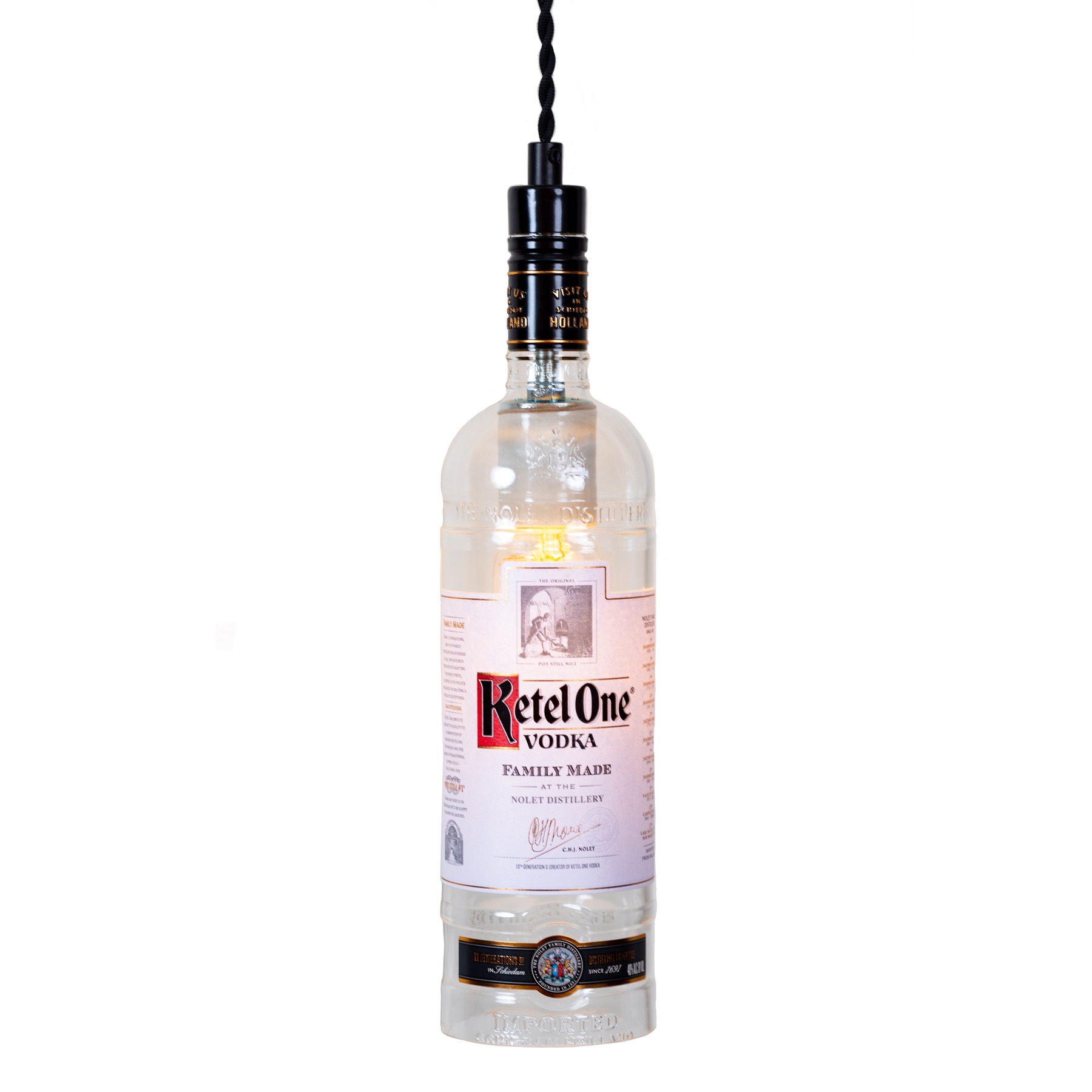 Ketel One Bottle Pendant Light WHISKERTIN