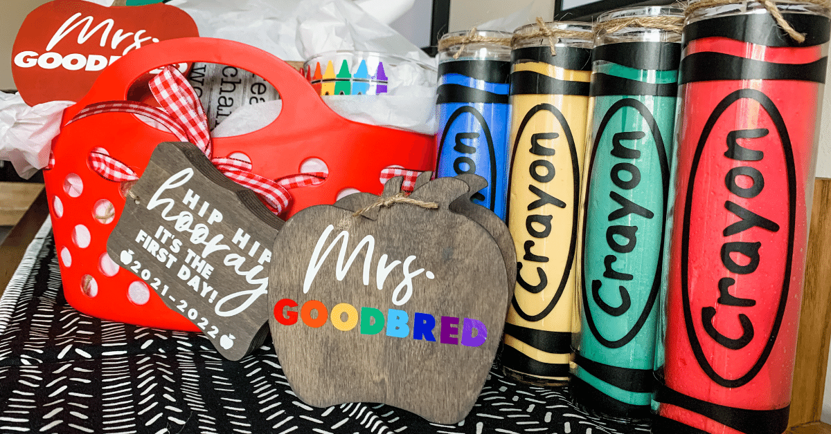 10 CHEAP + AMAZING Dollar Tree DIY Cricut Teacher Gifts + Free Cut