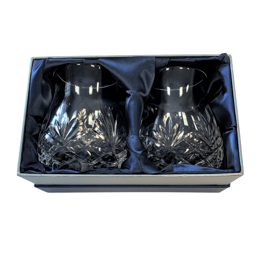 Glencairn Cut Crystal Mixer Glass Set Whiskey By The Glass