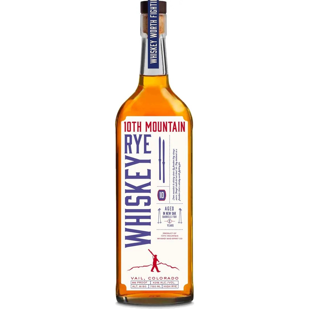 Buy 10th Mountain Rye Whiskey Online Whiskey Caviar