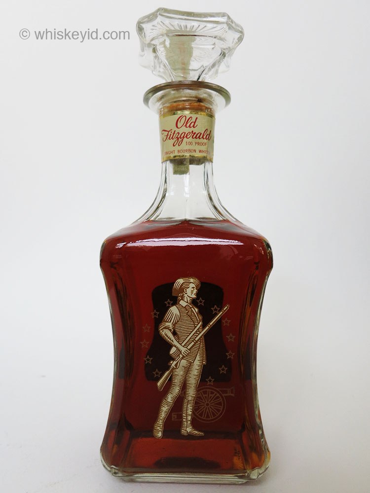 Old Fitzgerald Colonial Bourbon Decanter, 1969 whiskey id identify