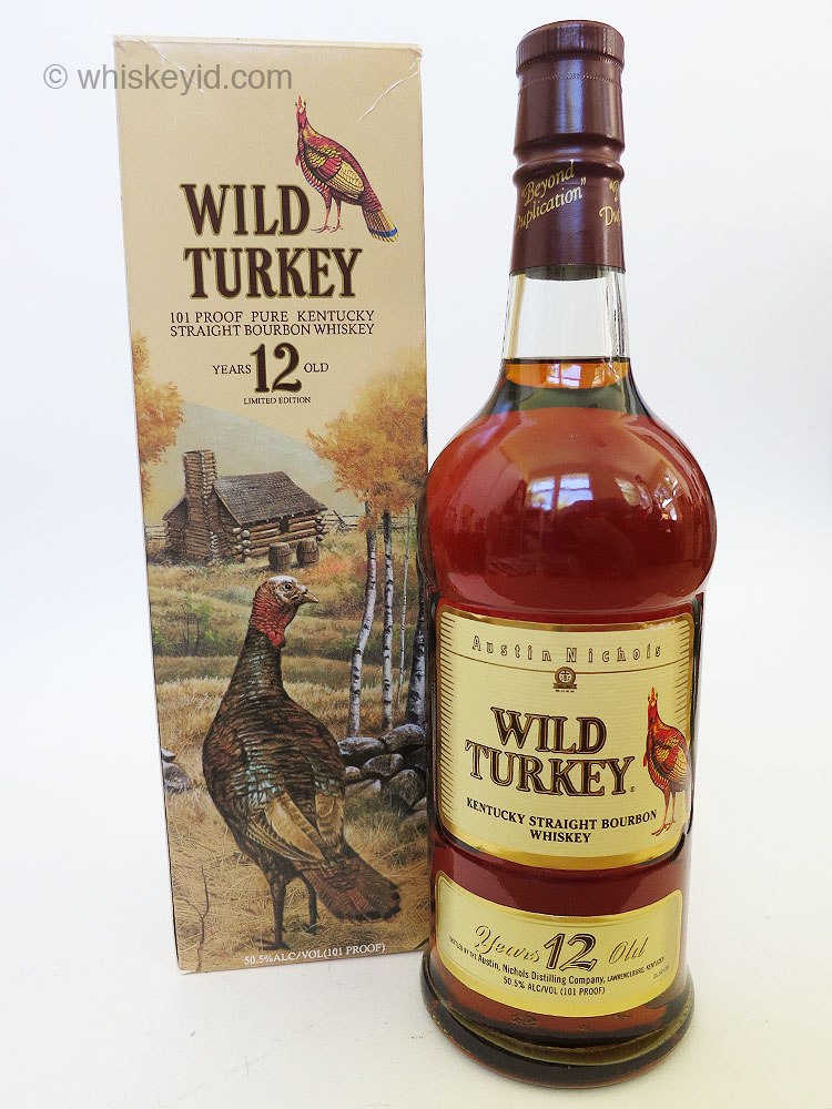 Wild Turkey 12 Year Split Label Bourbon whiskey id identify vintage