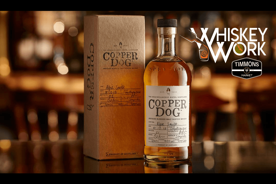Copper Dog Whiskey at Work