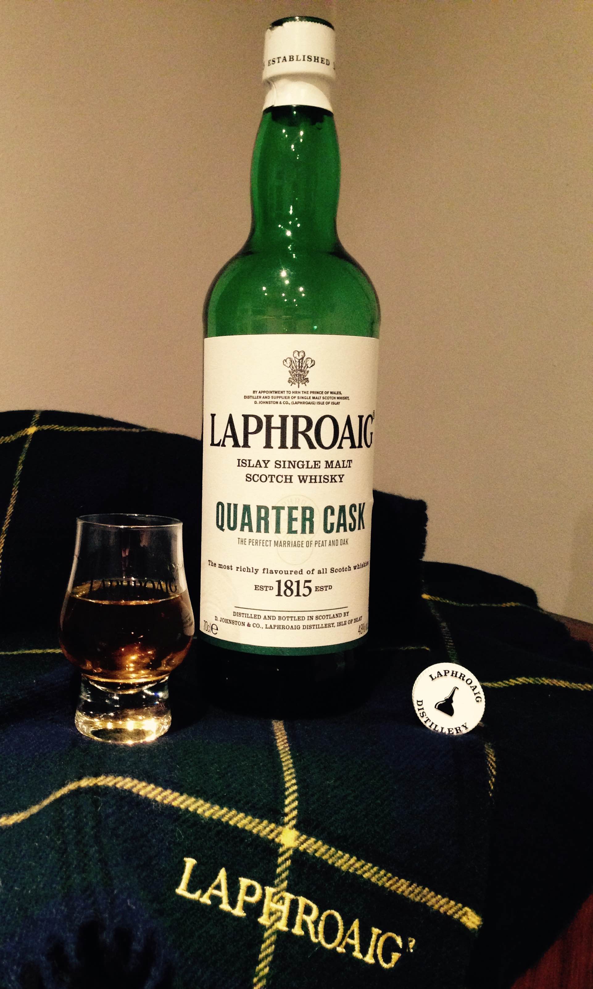 Tasting Notes Laphroaig Quarter Cask whisky unplugged