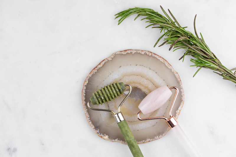 Jade vs Rose Quartz Facial Roller What's the Difference? Whisper and