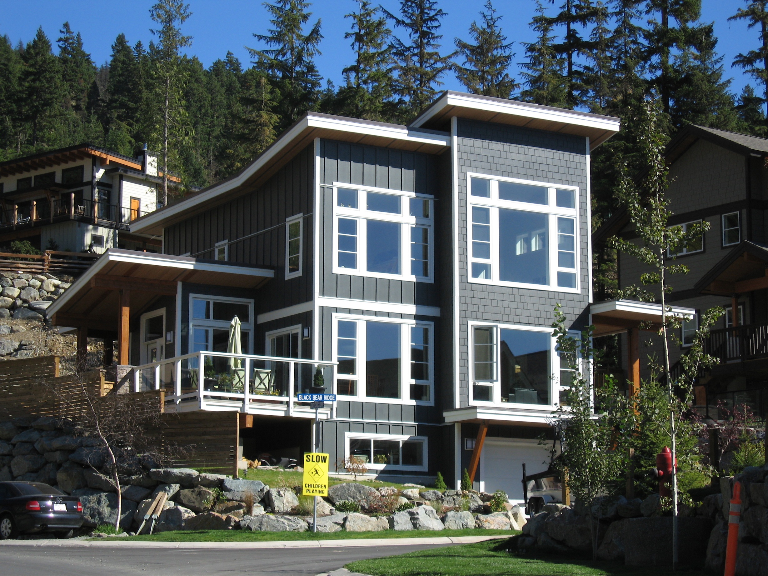 Rainbow Houses and Duplexes, Whistler, BC Brigitte Loranger