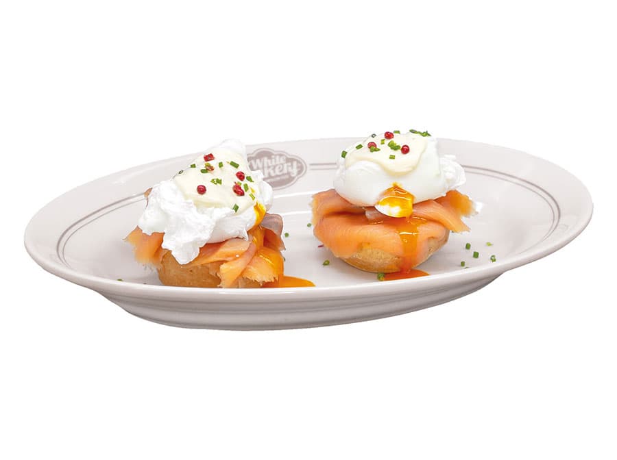 Eggs Benedict Lox White Bakery